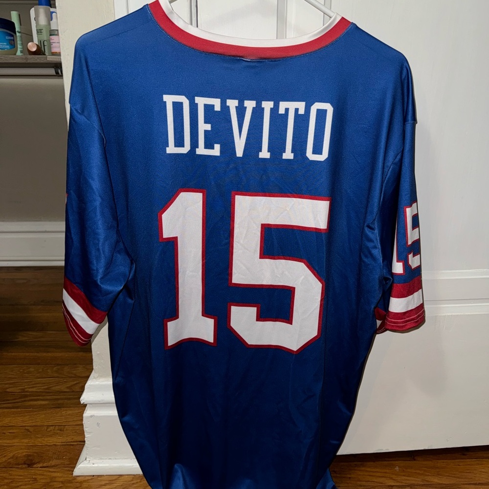 New York Giants Tommy Devito #15 Dri-Fit material Jersey